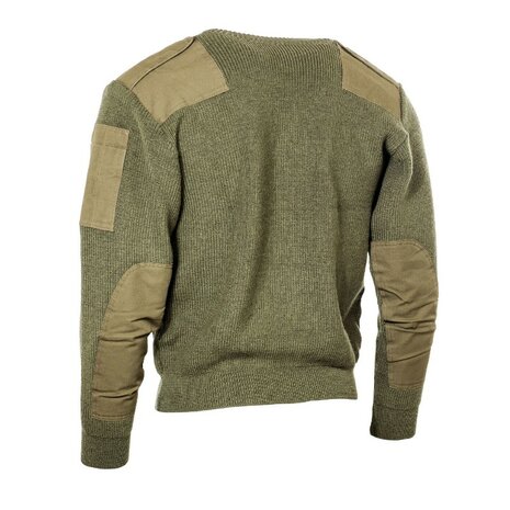 Dutch army commando sweater 100% wool, OD green