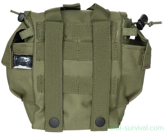 MFH veldfles koppeltas, MOLLE, legergroen