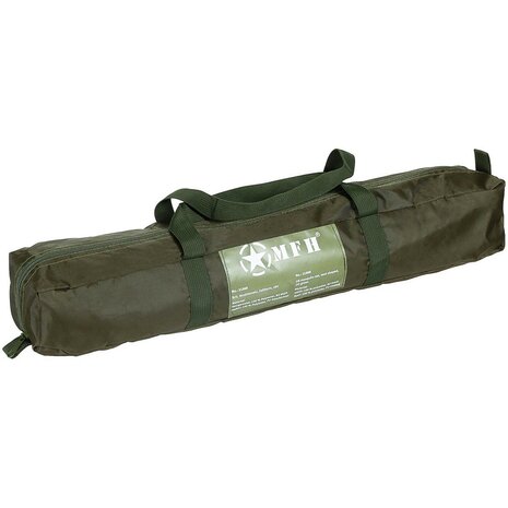 MFH muskietennet tent met stangen en draagtas, legergroen
