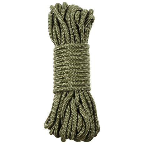 MFH Paracord 5mm groen, 15 meter lengte
