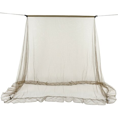 MFH tent-shaped mosquito net with rod and carrying bag, OD green