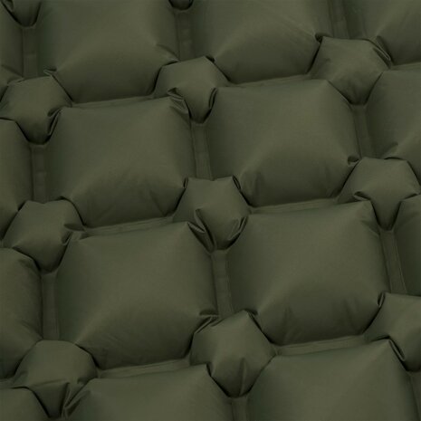 Highlander NAP-PAK inflatable sleeping mat, OD green