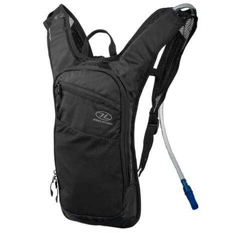 Highlander sac à dos avec système d'hydratation Bolt-Lite 1,5 L incl. Vessie en TPU, noire