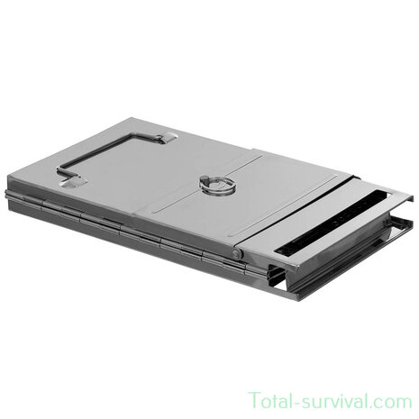 Fox outdoor Buitenkachel RVS, "Rocket Stove", Large opvouwbaar met grill