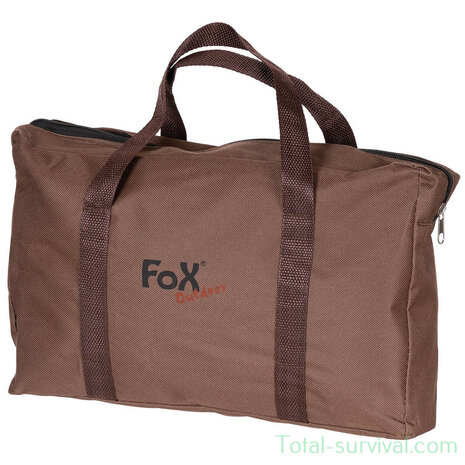 Fox outdoor Buitenkachel RVS, "Rocket Stove", Large opvouwbaar met grill