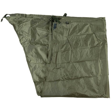 MFH Bâche / Couverture hexagonale, polyester 210T, vert olive, 340 x 310 CM