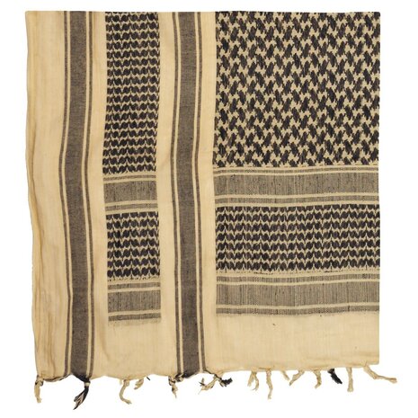 PLO sjaal "Shemagh" kaki-zwart