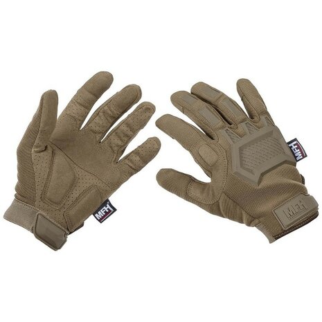 MFH gants tactiques Impact, Coyote tan