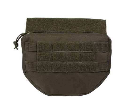 Mil-Tec Drop down pouch voor plate carrier vesten, legergroen