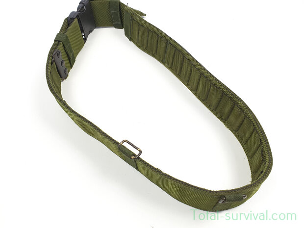 Britse PLCE Combat belt, 5,8CM, IRR, legergroen
