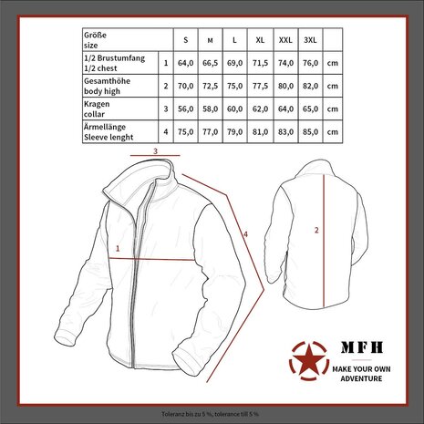 MFH US Soft Shell Jacket, OD green GEN III, Level 5