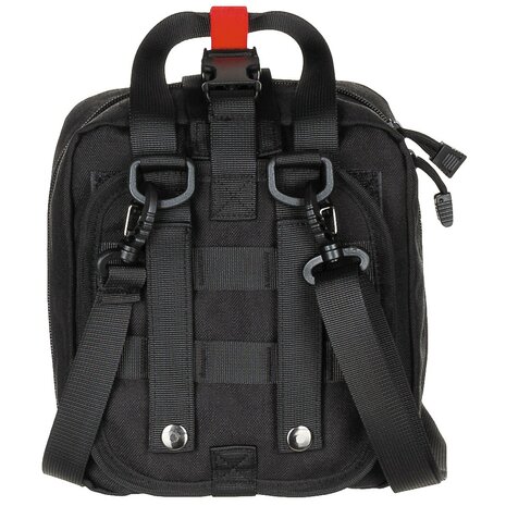 Tactische Tas, EHBO, groot, "MOLLE", zwart