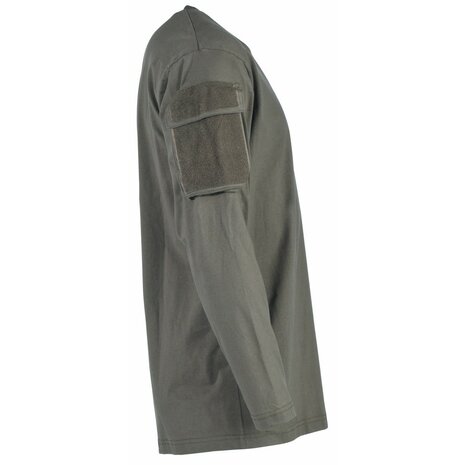 MFH US Longsleeve shirt met mouwzakken, legergroen