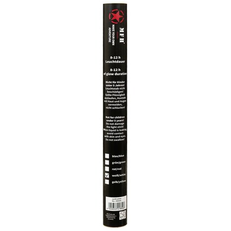 MFH Breaklight chemlight Large 35cm, wit 8-12h
