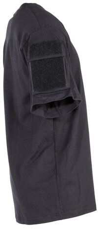 MFH US short sleeve shirt with sleeve pockets, black