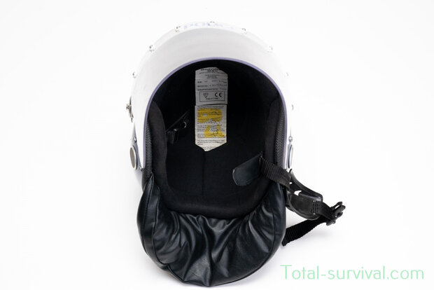 MLA riot gear Guardian MK2 politiehelm met nekbescherming en vizier, blauw