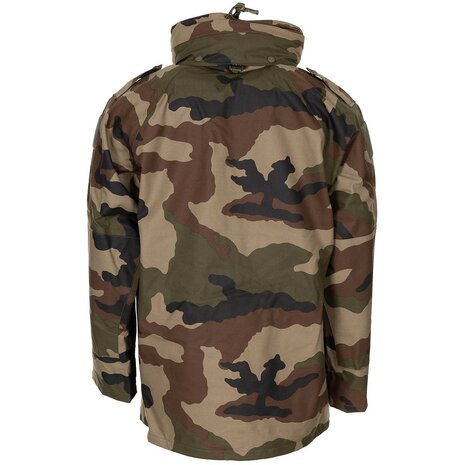 Franse leger hardshell regenjas met capuchon, Gore-Tex,  CCE camo