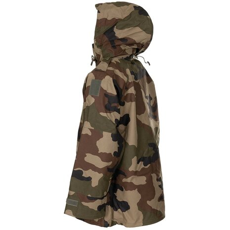 Franse leger hardshell regenjas met capuchon, Gore-Tex,  CCE camo