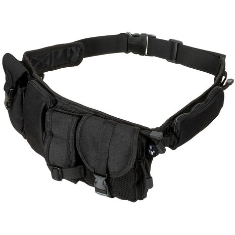 MFH utility heupgordel met 6 tassen, 110cm, zwart