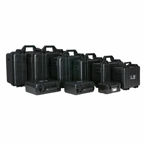 MDP Daily case 2 ABS transport case, zwart, IP-65