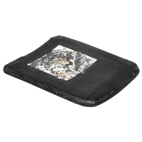 Italiaanse body armour plaat curved Level 3+, 20 x 16 cm