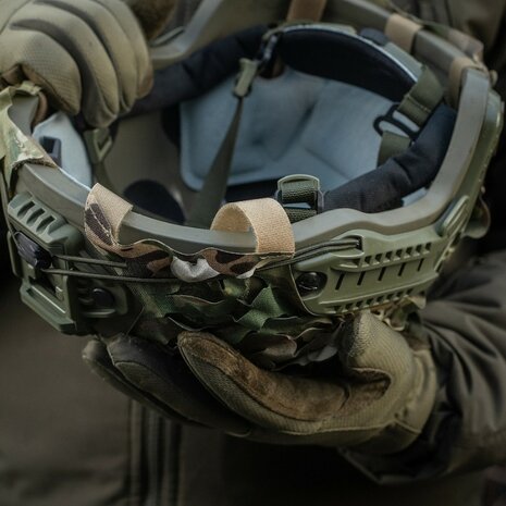M-Tac Vilha tactical F.A.S.T. helmet cover, Multicam