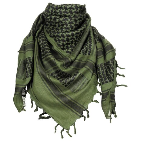 Écharpe PLO "Shemagh" vert-noir