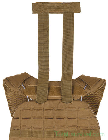 MFH Gilet porte-plaques "Laser MOLLE", Coyote tan