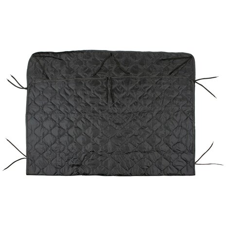 MFH Poncho Liner (Woobie / Steppdecke), schwarz, 210 x 150 cm