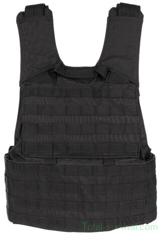 MFH Gilet porte-plaques "MOLLE II", noir