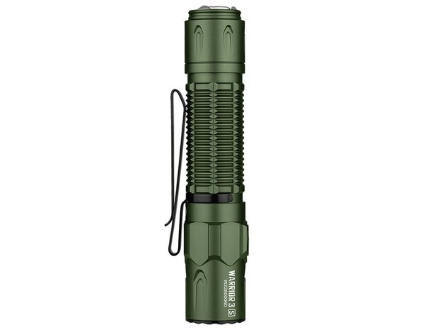 Lampe de poche tactique LED Olight Warrior 3S OD Green IPX8, rechargeable 5000mAh
