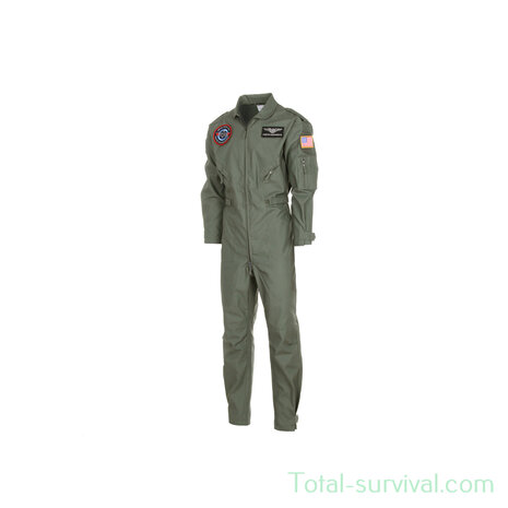 Fostex Kids coverall, OD green