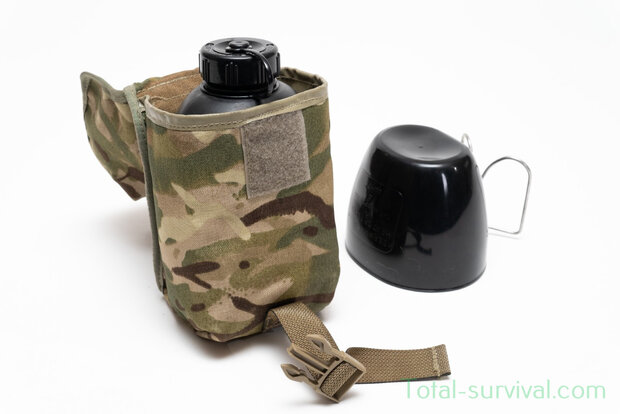 Cantine Osprey Crusader 1L avec tasse et sac camouflage MTP multicam