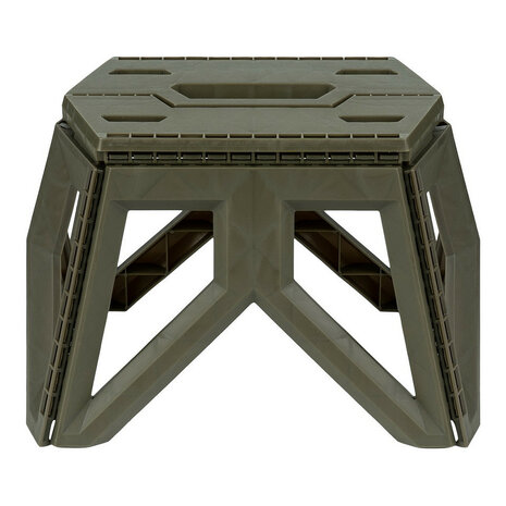 Fosco opvouwbare outdoor kruk klein, legergroen