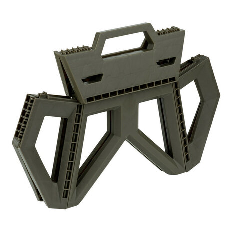 Fosco opvouwbare outdoor kruk klein, legergroen