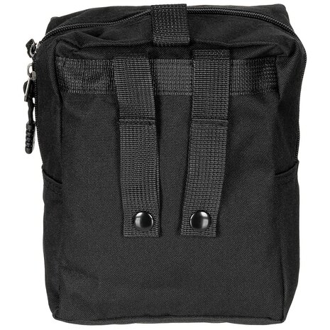 Fox outdoor titanium veldfles 1L met tas, zwart
