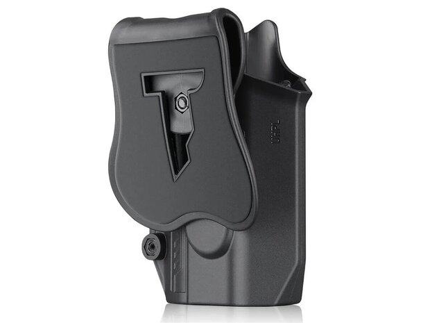 Cytac Compact Mega Fit universal holster, weapon light right