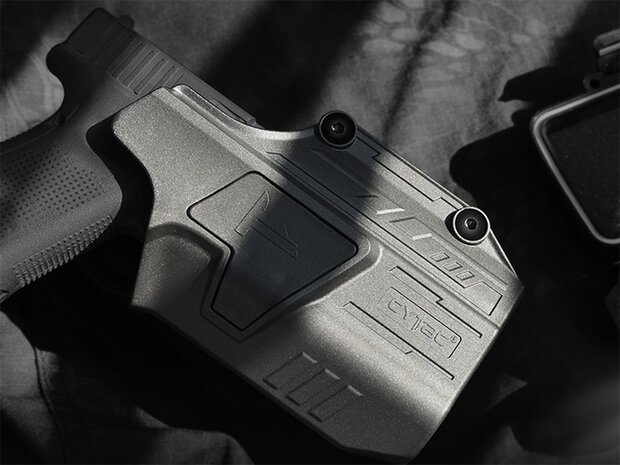 Cytac Compact Mega Fit universal holster, weapon light right
