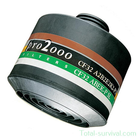 Scott Pro 2000 CFR32 combifilter A2B2E2K2-P3 R D EN14387 40MM RD40 EN148-1