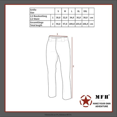 MFH US ECWS Base Layer broek, lang, level II, Gen III, zwart