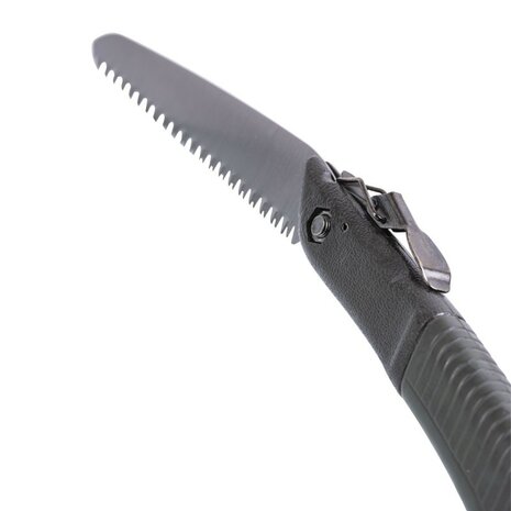 Scie à main pliable Mil-Tec vert, longueur de lame de 18 cm