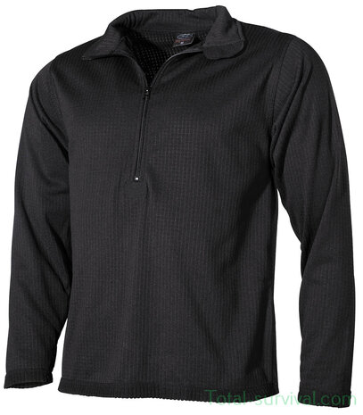 MFH US undershirt, long sleeve, level II, Gen III, black