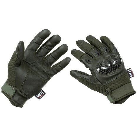 MFH Tactical Handschuhe, "Mission" grün