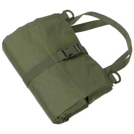MFH Bushcraft utility bag rollable, 5 compartments, OD green