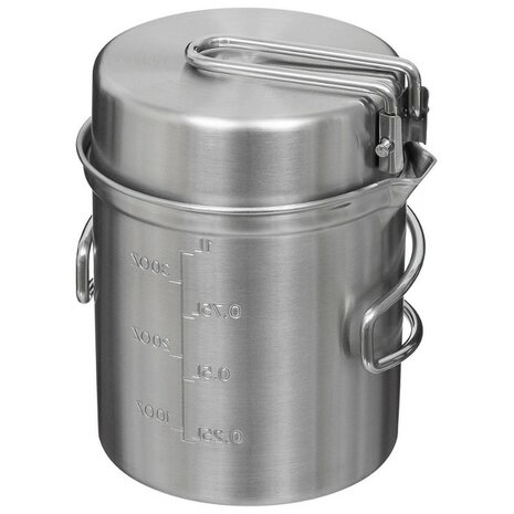 Fox outdoor Kookset 2-delig, pot / pan, RVS