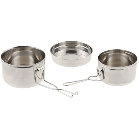 Fox outdoor Tsjechische Kookset 3-delig, RVS