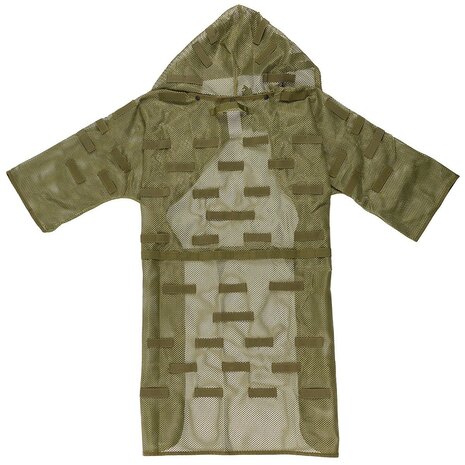 MFH mesh sniper coat met lussen, legergroen