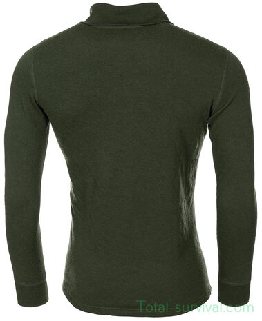 ​​​​​​​Maillot de corps thermique à manches longues armée NL, Unisex, Mérinos, vert olive