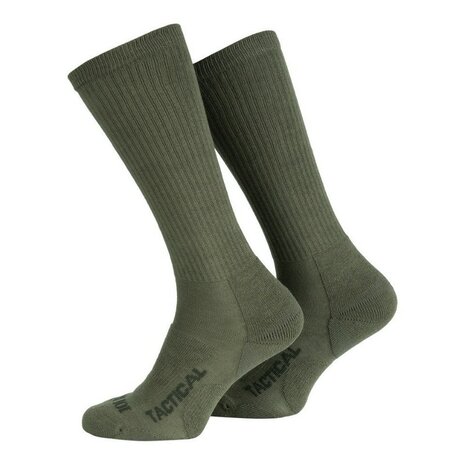 101 Inc Coolmax tactical sokken, olijfgroen, terry zool
