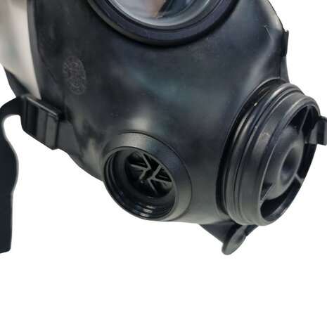 Avon FM-12 Volgelaatsmasker / Gasmasker met drinkslang, Dual EN-148 RD40, zwart